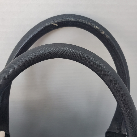 Rebecca Minkoff Leather Bag Regan Bedford Black Gold Amorous Satchel Shoulder - Picture 7 of 12